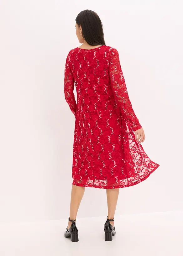 Jurk met kant (2-dlg. set), bonprix