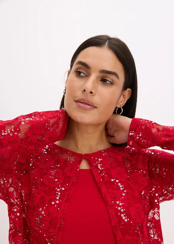 Jurk met kant (2-dlg. set), bonprix