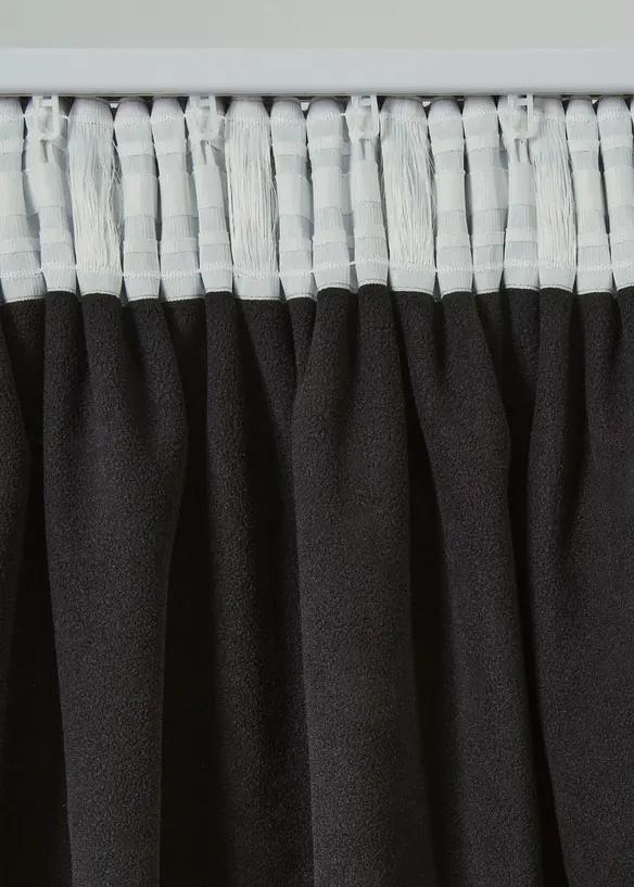 Isolerend gordijn met polar fleece aan de achterzijde (1 stuk), bonprix