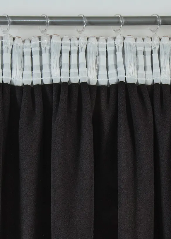 Isolerend gordijn met polar fleece aan de achterzijde (1 stuk), bonprix