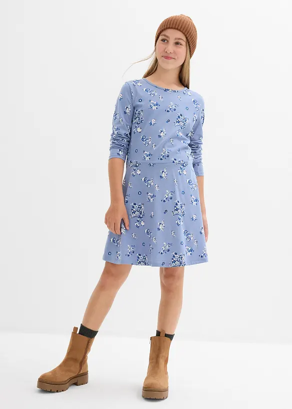 Jersey jurk van biologisch katoen, bonprix