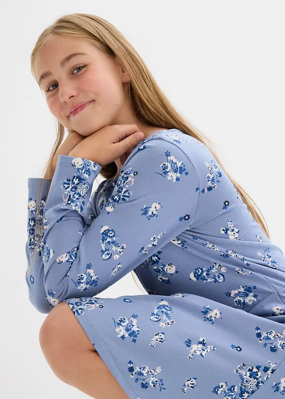 Jersey jurk van biologisch katoen, bonprix