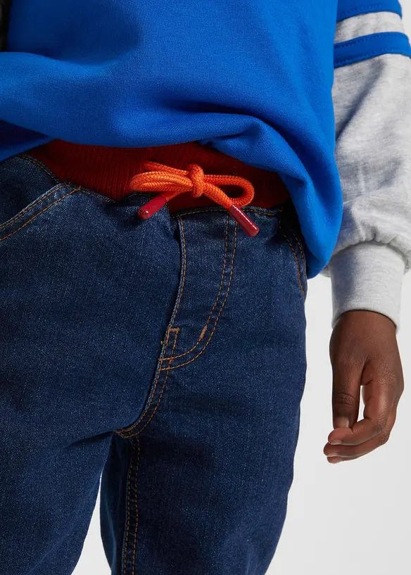 Thermojeans regular fit met jersey voering, straight, bonprix