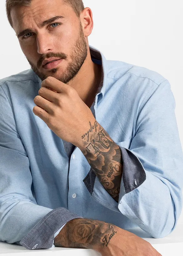 Oxford overhemd van katoen, regular fit, bonprix