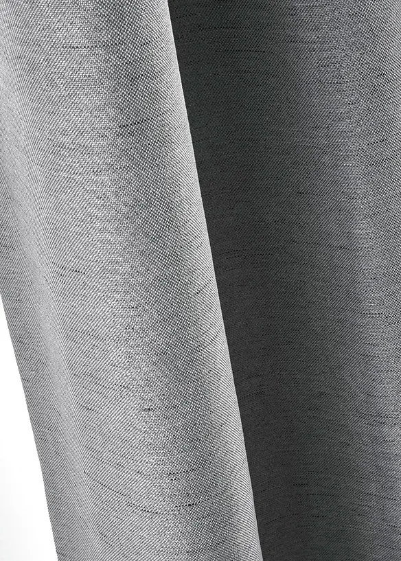 Verduisterend gordijn met lichte structuur (2 stuks), bonprix