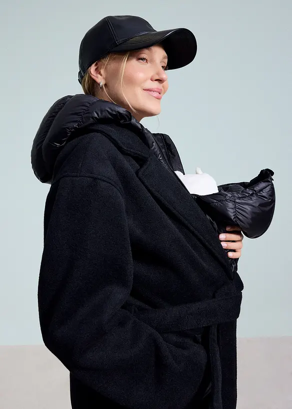 6-in-1 zwangerschapsjas met baby inzet en uitneembare bodywarmer, bonprix