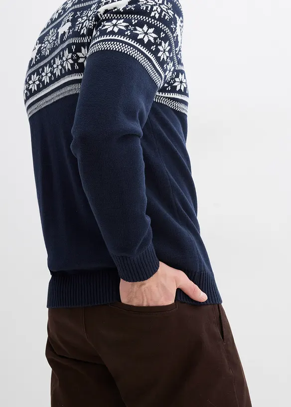 Huidvriendelijk Noors vest van puur katoen, bonprix