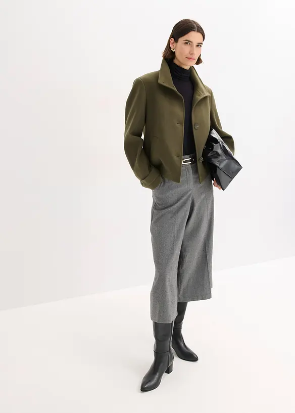 Jas in wollen look, bonprix