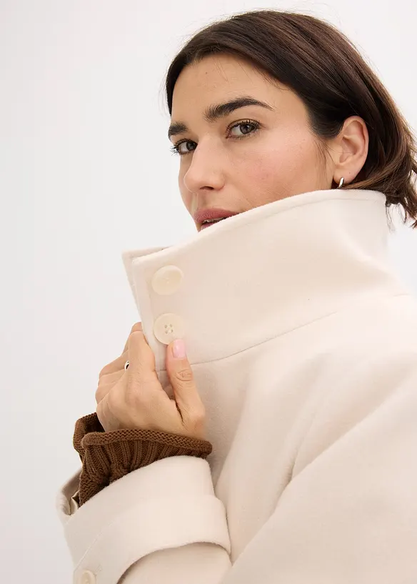 Jas in wollen look, bonprix