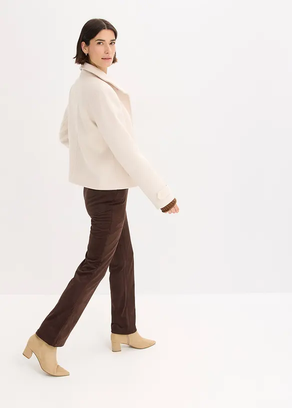 Jas in wollen look, bonprix