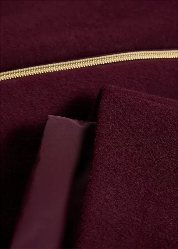 Wollen jas met binnenjas van dons (2-dlg. set), bonprix