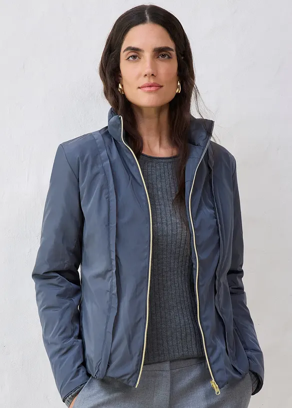 Wollen jas met binnenjas van dons (2-dlg. set), bonprix