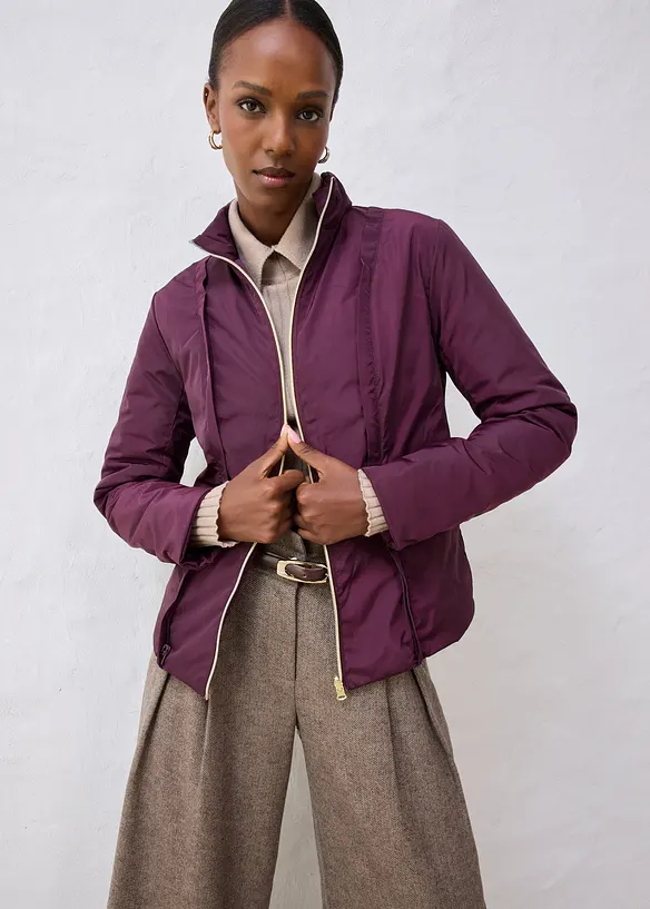 Wollen jas met binnenjas van dons (2-dlg. set), bonprix