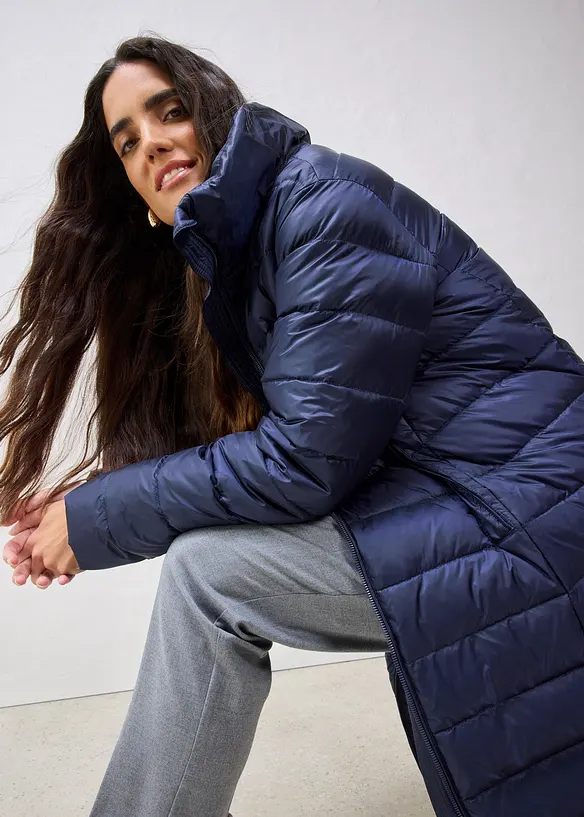 Lange donsjas met gerecycled dons, bonprix