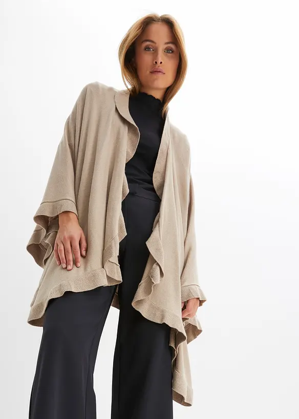 Poncho met kasjmier, bonprix