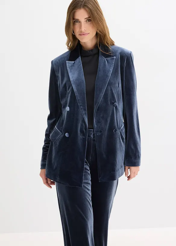 Fluwelen blazer, bonprix