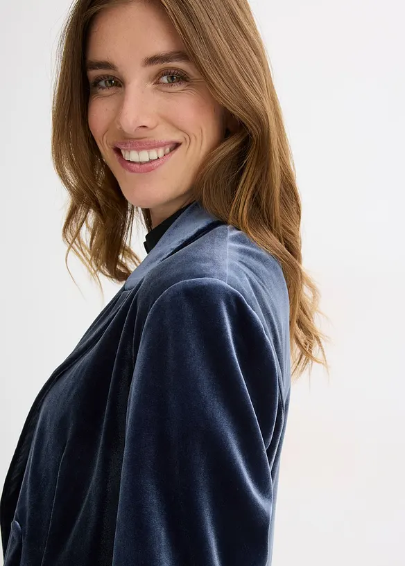 Fluwelen blazer, bonprix