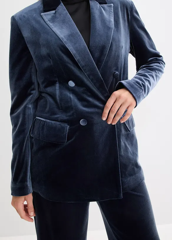 Fluwelen blazer, bonprix