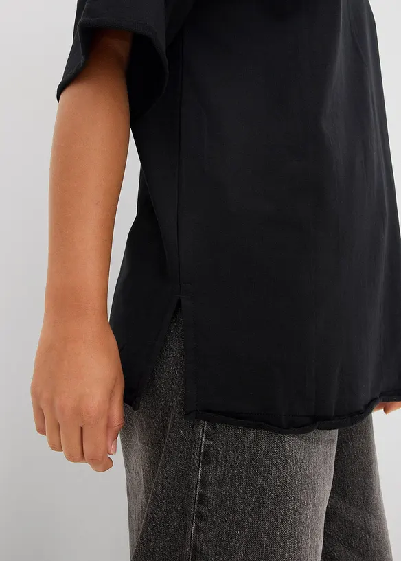 Lang sweatshirt van biologisch katoen, bonprix