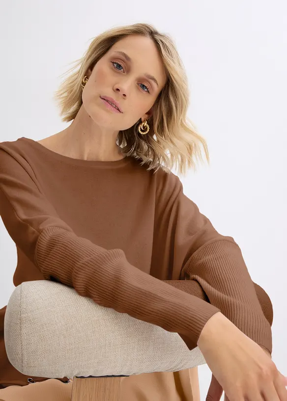 Poncho trui, bonprix