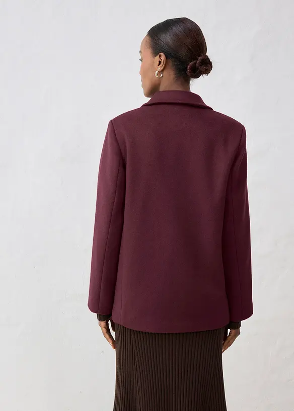Peacoat in een wolmix, bonprix