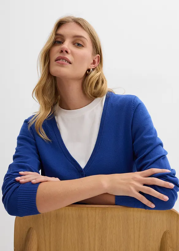 Basic vest met knoopsluiting, bonprix