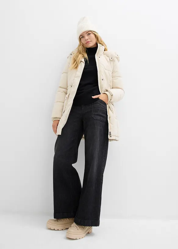 Winterjas met verstelbare tailleband, bonprix