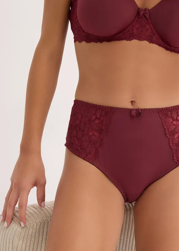 Maxislip met fijn kant (set van 2), bonprix