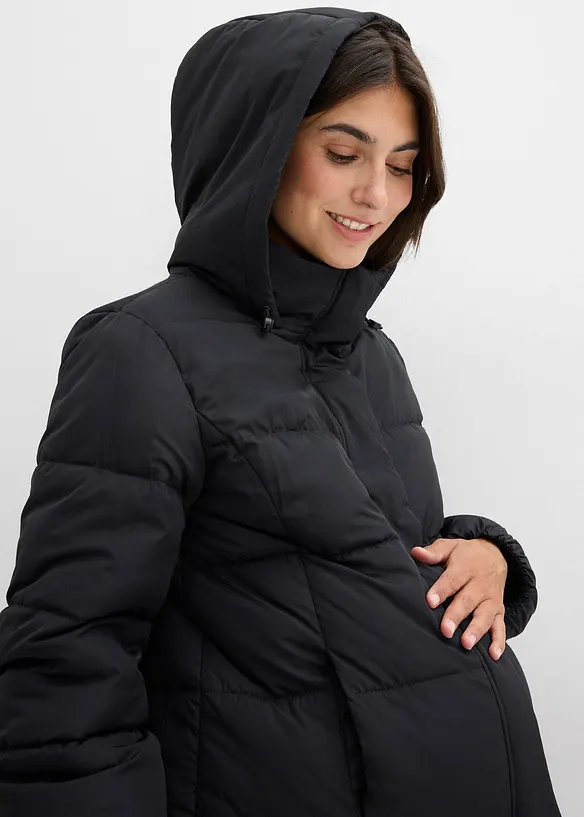 Warme 2-in-1 zwangerschapsjas met draaginzet, bonprix