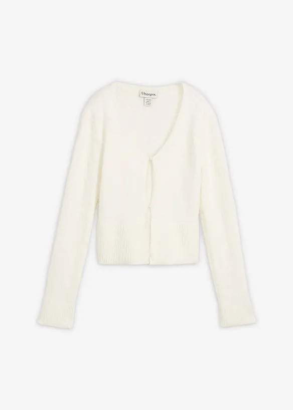 Fijngebreid vest van verengaren, bonprix