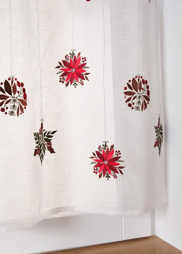 Valletje met geborduurde kerstmotieven, bonprix