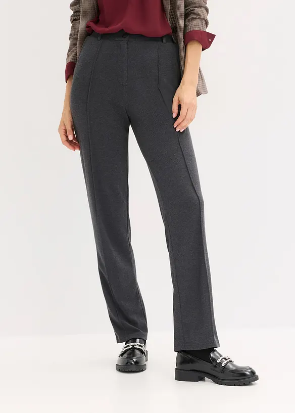 Jersey broek met paspels, bonprix