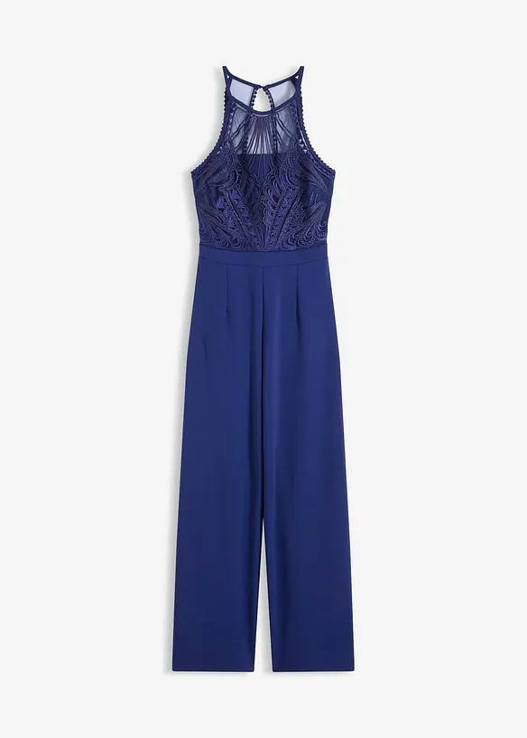 Jumpsuit met kant, bonprix
