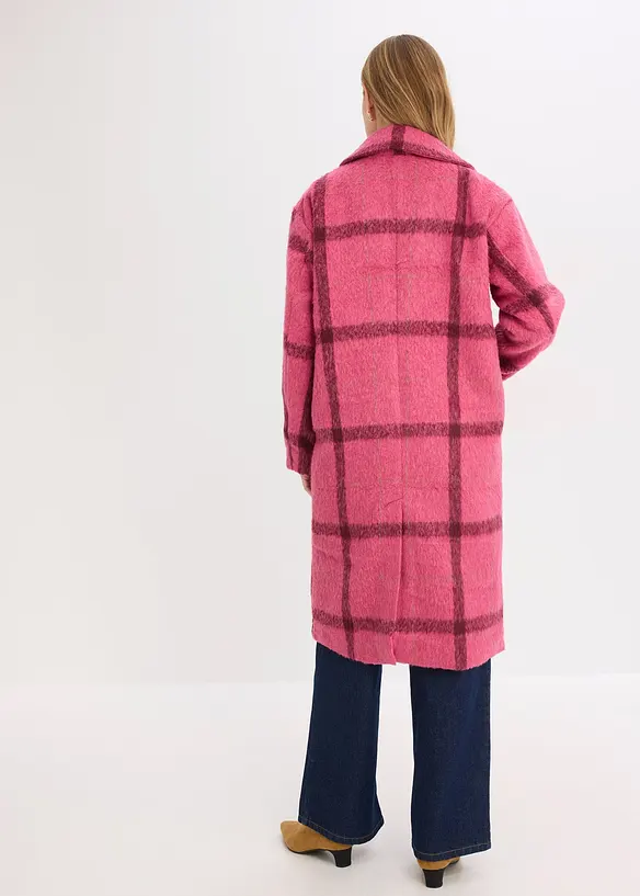 Lange jas in wollen look, bonprix