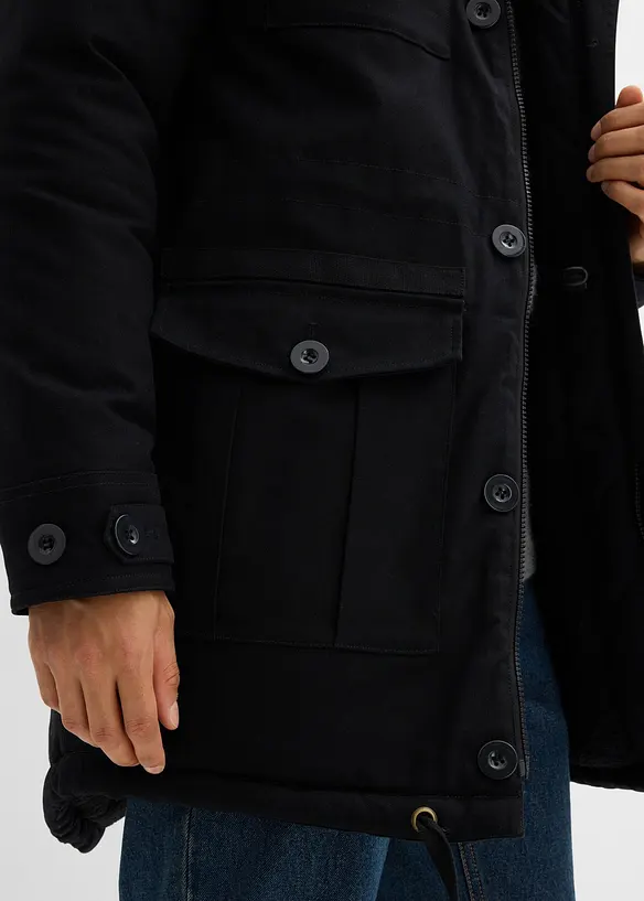 Outdoor parka met teddy voering, bonprix