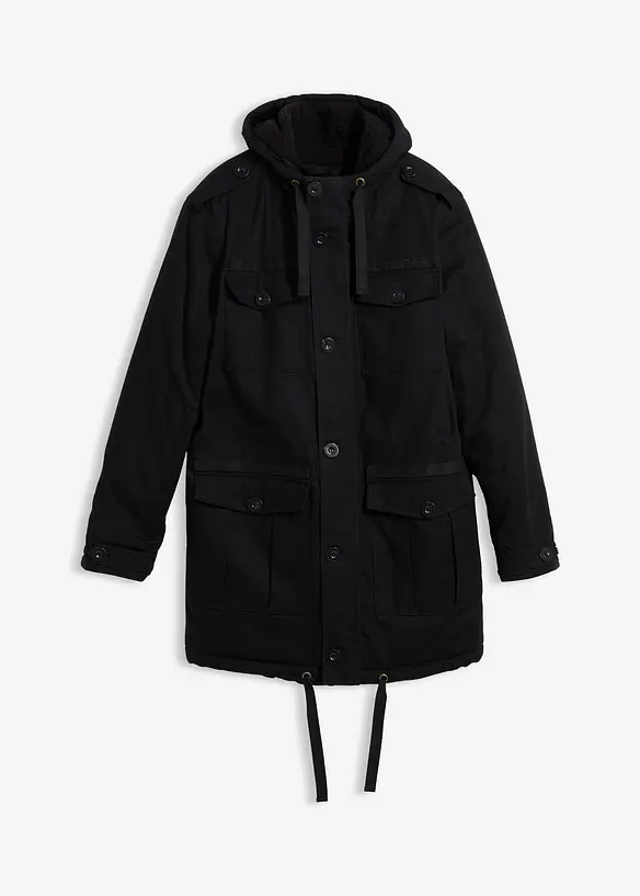 Outdoor parka met teddy voering, bonprix
