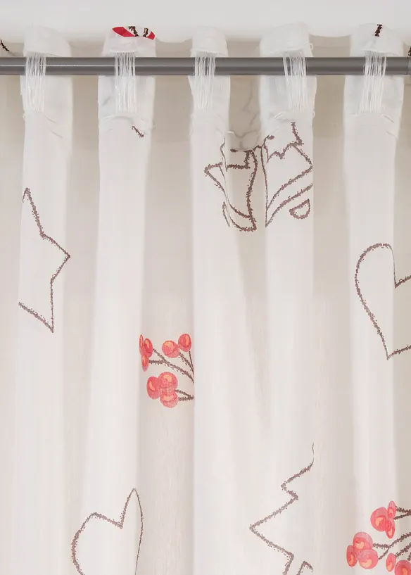 Gordijn met kerstmotief (1 stuk), bonprix