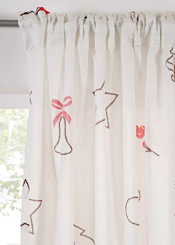 Gordijn met kerstmotief (1 stuk), bonprix
