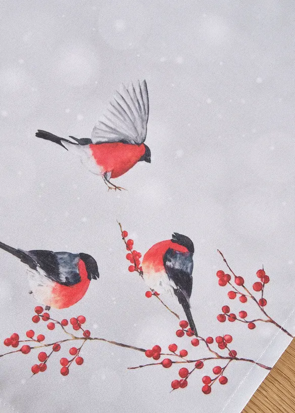 Tafelloper met wintervogels, bonprix