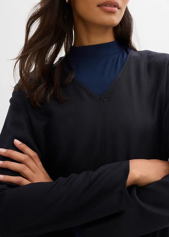 Twill jurk van soepelvallend lyocell, bonprix