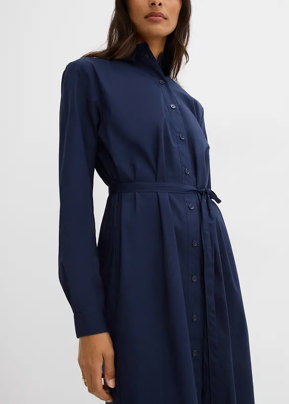 Midi jurk van puur biologisch katoen, bonprix