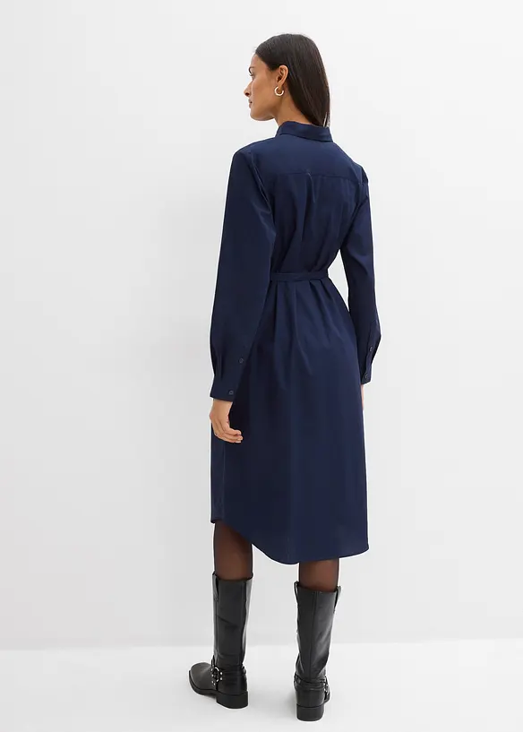 Midi jurk van puur biologisch katoen, bonprix