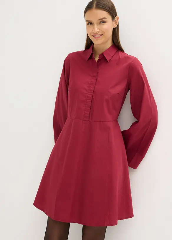 Overhemdjurk van puur katoen, bonprix