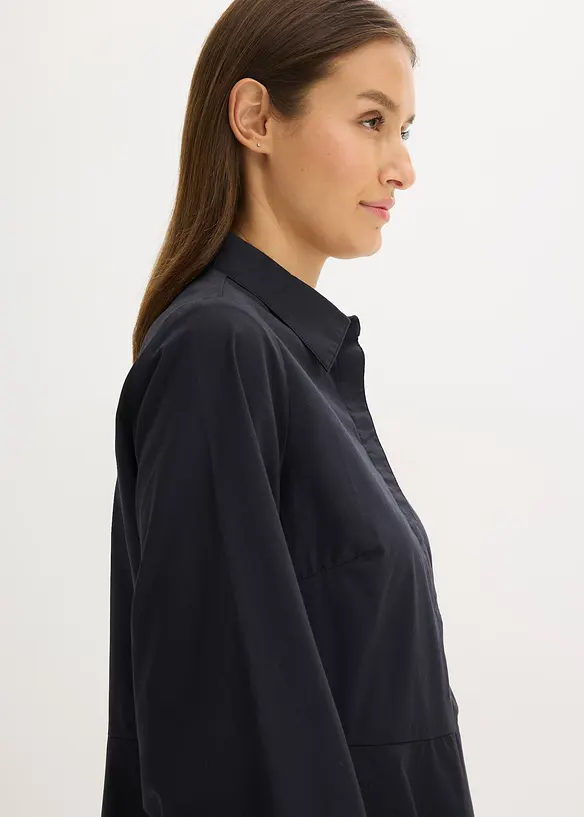 Overhemdjurk van puur katoen, bonprix