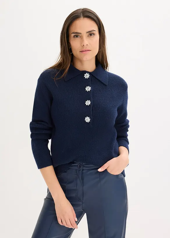 Polo-trui met wol, bonprix