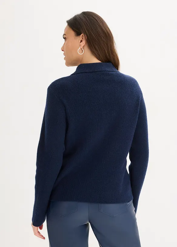 Polo-trui met wol, bonprix
