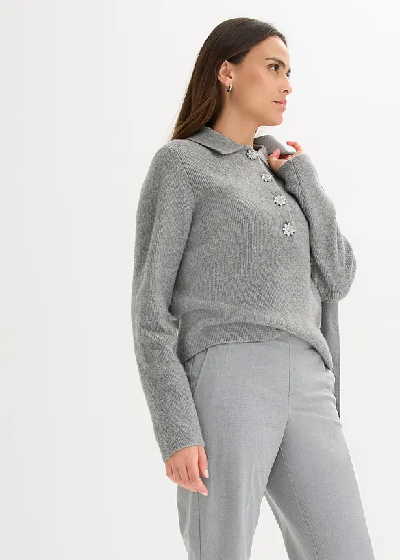 Polo-trui met wol, bonprix