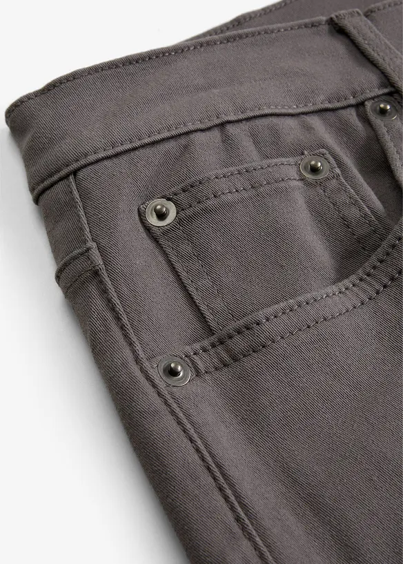Regular fit stretch thermobroek met een zachte flanellen voering, straight, bonprix