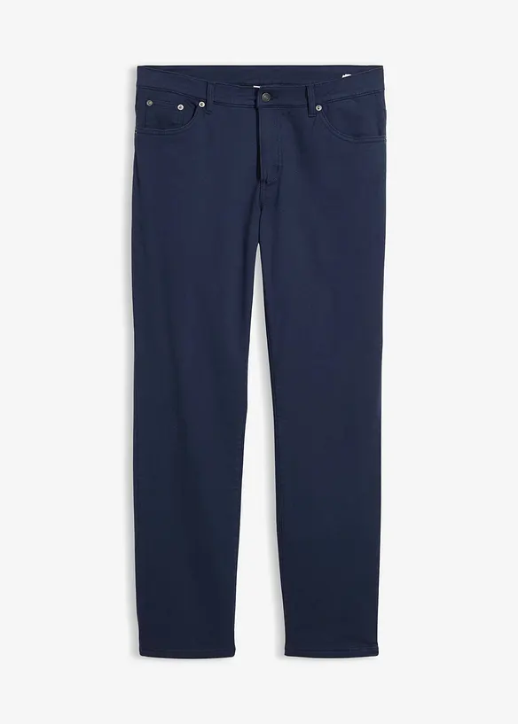 Regular fit stretch thermobroek met een zachte flanellen voering, straight, bonprix