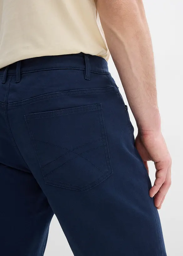 Regular fit stretch thermobroek met een zachte flanellen voering, straight, bonprix